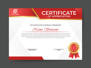 Obraz premium Modern certificate template design