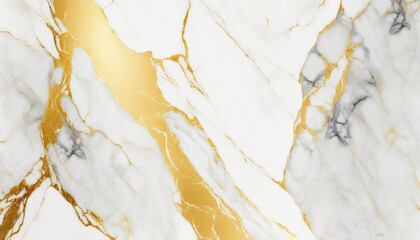 Golden Marble Background with White Lines, Perfect for Luxury Designs, AI Generative