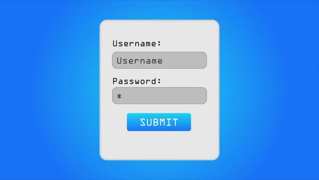 User entering a weak password on background