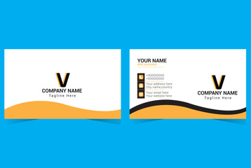 creative modern name card template vector
business card and business card flat design template vector Black Technology business card clean design template