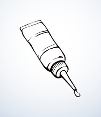 Glue. Vector drawing