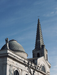 Saint-Remy-de-Provence, France; 26 January 2023: Roman Catholic Church St.Martin, Saint-Remy, in...