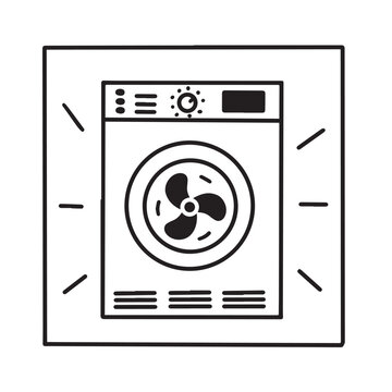 pictogramme s&egrave;che linge
