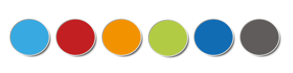 Kreis Kreise Regenbogen Band Banner Hintergrund