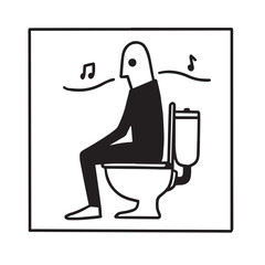 toilettes pictogramme