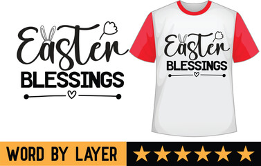 Easter Blessings svg t shirt design