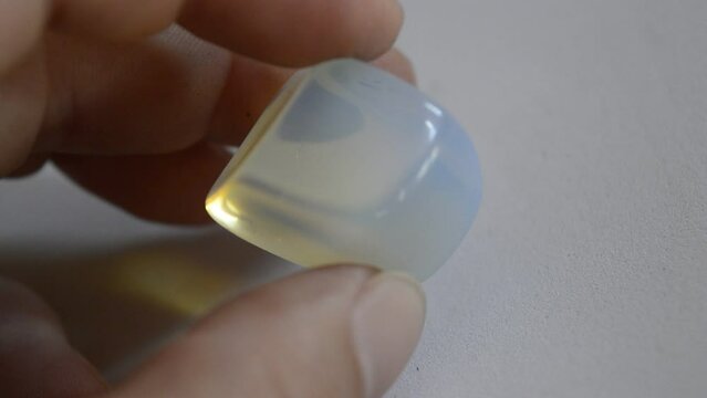 Opaline crystal glass on collection