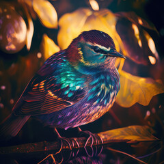 bird  wildlife AI generative 