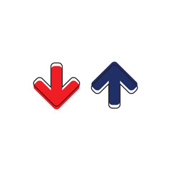 Arrow up and down icon