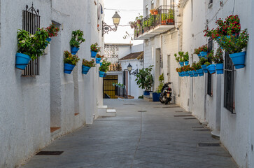 Fototapeta premium Typical architecture in the town of Mijas, Spain