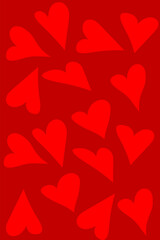 hearts background