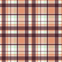 Brown and Orange Plaid Pattern