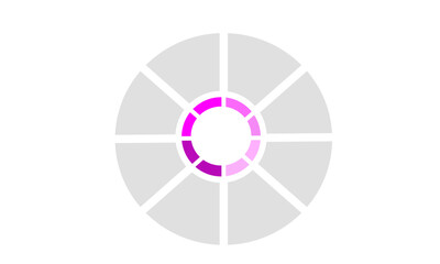 grey pink disk icon infographic element business icon