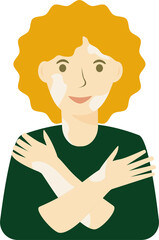 Person portrait #EmbraceEquity Give equity a huge embrace. International Women's Day 2023 Embrace equity. Equal opportunities are no longer enough