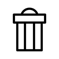 garbage icon or logo isolated sign symbol vector illustration - high quality black style vector icons
