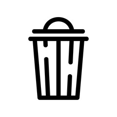 garbage icon or logo isolated sign symbol vector illustration - high quality black style vector icons
