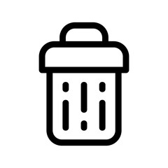 garbage icon or logo isolated sign symbol vector illustration - high quality black style vector icons
