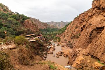 View from Ouzoud Waterfalls
