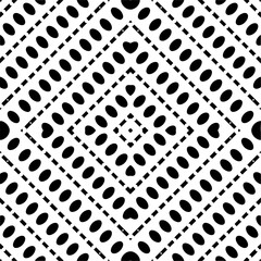 Seamless repeating pattern.Black and 
white pattern  for decor, textile ,fabric,wallpapers and backgrounds.