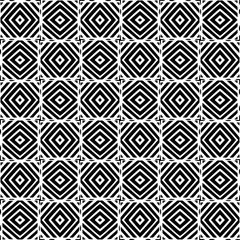 Seamless repeating pattern.Black and 
white pattern  for decor, textile ,fabric,wallpapers and backgrounds.