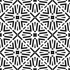 Seamless repeating pattern.Black and 
white pattern  for decor, textile ,fabric,wallpapers and backgrounds.