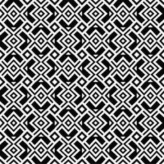 Seamless repeating pattern.Black and 
white pattern  for decor, textile ,fabric,wallpapers and backgrounds.