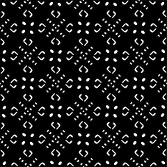 Seamless repeating pattern.Black and 
white pattern  for decor, textile ,fabric,wallpapers and backgrounds.