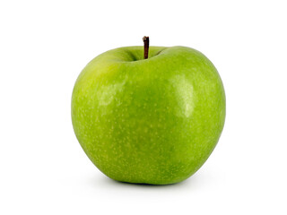 natural green apple isolated on white background