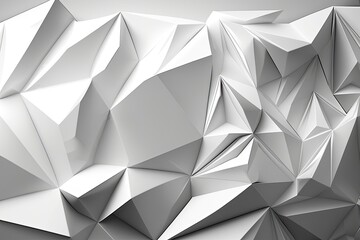 White abstract background. Generative AI