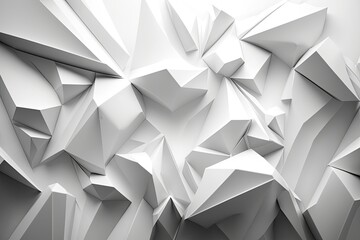 White abstract background. Generative AI