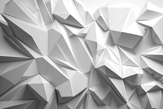White abstract background. Generative AI