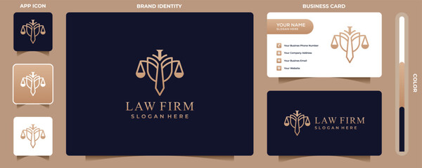 Fototapeta na wymiar linear Shield sword law firm security for lawyer company identity logo design