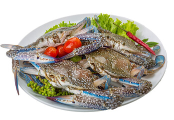 Raw blue crab