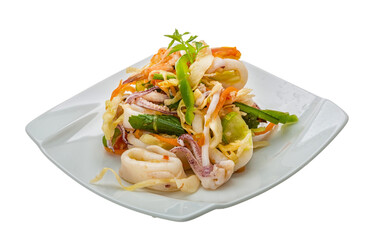Asian seafood salad