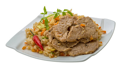 Fried rice with pork