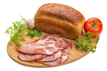 Bacon with vegetables