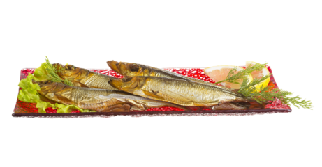 Smoked sprat - appetizing snack
