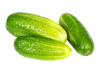 Cucumber isolated on white background.