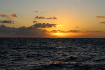 Fototapeta na wymiar Sunrise Over the Atlantic