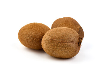 Juicy kiwi fruit, isolated on white background.
