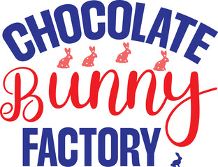 Chocolate Bunny Factory SVG