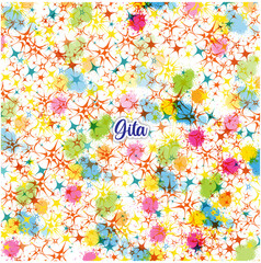 abstract Bubble & Star background