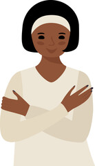 Beautiful young person portrait #EmbraceEquity Give equity a huge embrace. International Women's Day 2023 Embrace equity. Equal opportunities are no longer enough 