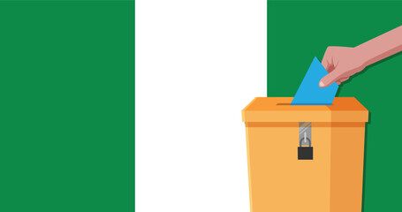 Nigeria Election Holiday in Ondo in 2023 with Nigeria Flag