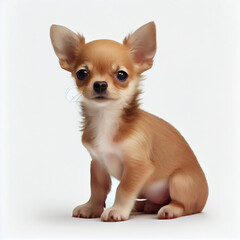 Obraz premium chihuahua puppy dogs isolated on a white background PNG