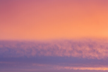 Dramatic sunset and sunrise sky background. Purple majestic sunset clouds © Konstantin