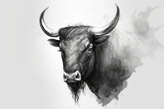 Taurus Bull Head Mandala Digital Art by Aloysius Patrimonio - Pixels