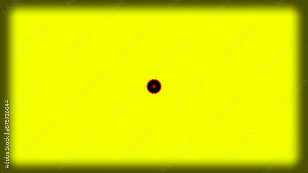 Poster abstract dot in the middle of the screen surrounded by blinking rays. motion. kaleidoscopic effect.