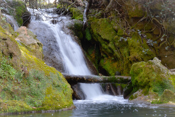 Obraz premium waterfall in the mountains