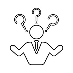 Capitalone, how, people outline icon. Line art vector.